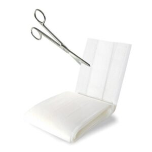 Netkaná náplast s obvazem 6 cm x 1 m